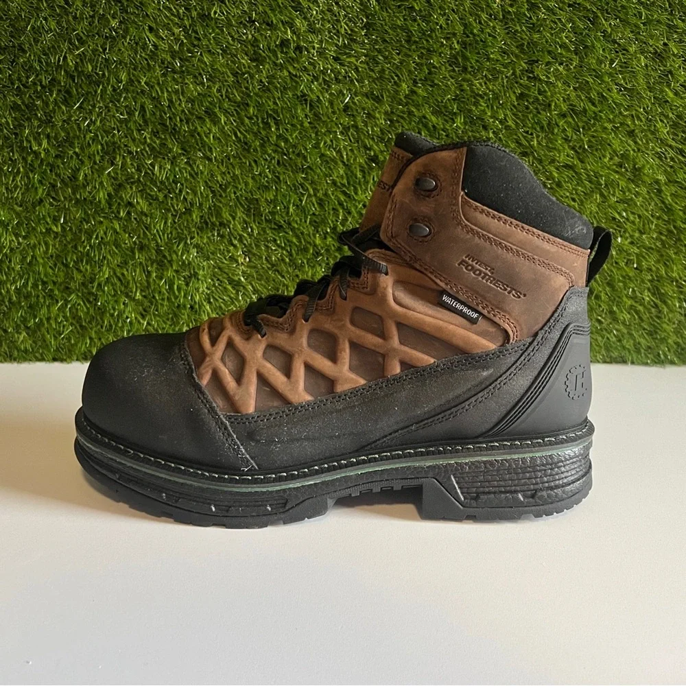 NWOT Hytest FootRests Rival Waterproof Nano Toe 6” Steel Toe Work Boot